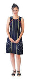 Multicolored Stripe Pattern Designed Dress. - TATTOPANI