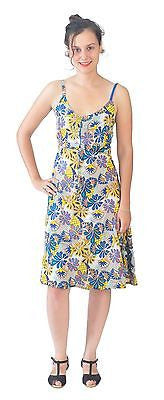 Strap Dress With Multicolored Floral Pattern. - TATTOPANI