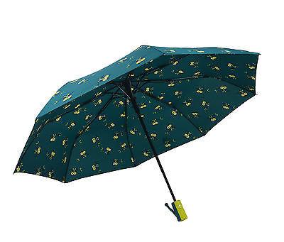 Womens colorful Owl Pattern Strong & Durable Automatic Open folding umbrella - craze-trade-limited