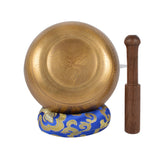 Meditation Tibetan Singing Bowl with Special Etching and protective pouch- SING-SP-IC(MAND-3)-2
