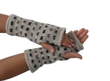 Women's Woolen Hand Warmer Fleece Lined Dot Pattern Winter Hand warmers