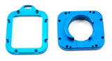 TMC Aluminum Lanyard Metal Lens Ring Mount with Screwdriver For GoPro Hero 3 (Blue) - craze-trade-limited