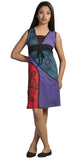 Front Embroidery Sleeveless Dress. - TATTOPANI