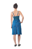 Colorful Flower Embroidery Slip Dress (NO REFUND/ NO EXCHANGE) - craze-trade-limited