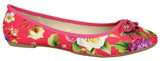 Floral Pattern Ballerina Pumps Comfort flat Shoes - TATTOPANI