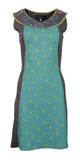 Neckline Embroidery & Circular Pattern Dress. - TATTOPANI
