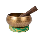 Meditation Tibetan Singing Bowl with Special Etching and protective pouch- SING-SP-IC(BAJ-8)-1