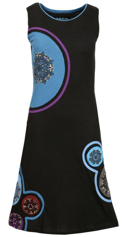 Mandala Embroidery & Hand Painted Dress - Tattopani Fashion ( Craze Trade Limited)