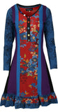 Bottom Sweep Floral Print Designed Dress. - craze-trade-limited