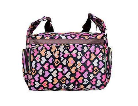 Ladies Shoulder Bag with Colorful Floral Patterns - TATTOPANI