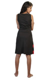 womens-multicolored-summer-sleeveless-dress-with-patch-design
