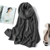 2020 Winter Scarf Women Solid Cashmere Knitted Pashmina Thick Shawls Lady Wraps Female Warm Foulard Neck Scarves Tow Side