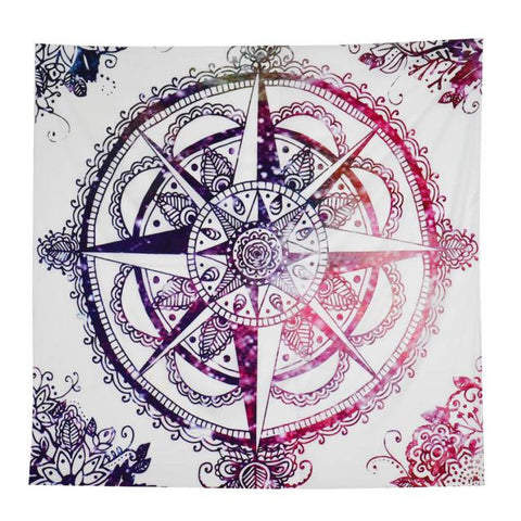 Handicrunch Hippie Tribal Compass Tapestry Wall hanging Dorms Tapestries Beach - craze-trade-limited