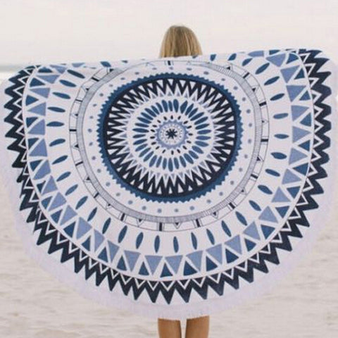 hot selling Round Hippie Beach Throw Roundie Mandala Towel Bohemian Mat Jul12 Extraordinary