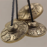 Religion Tibetan Tingsha Bell Buddhism Meditation Bells Cymbals Chimes OM Mani Handmade Decoration Craft Statue