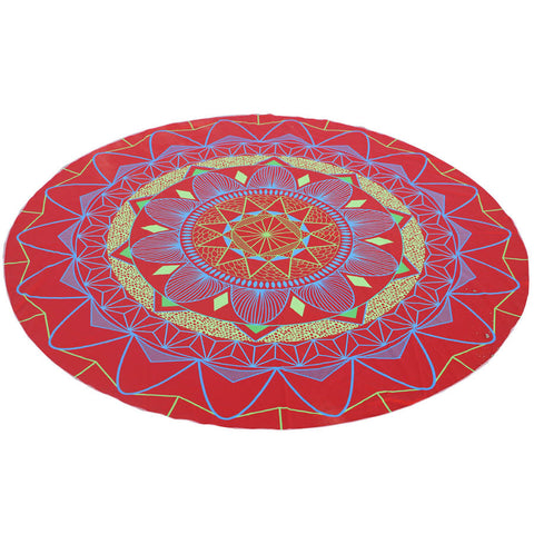 India Bohemian Hippie Tapestry Round Wall Hanging Tapestry Wall Hanging Bedspread Beach Towel Mat Blanket Rug Blanket Yoga Mat